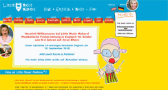 Desktop Screenshot of littlemusicmakers.de